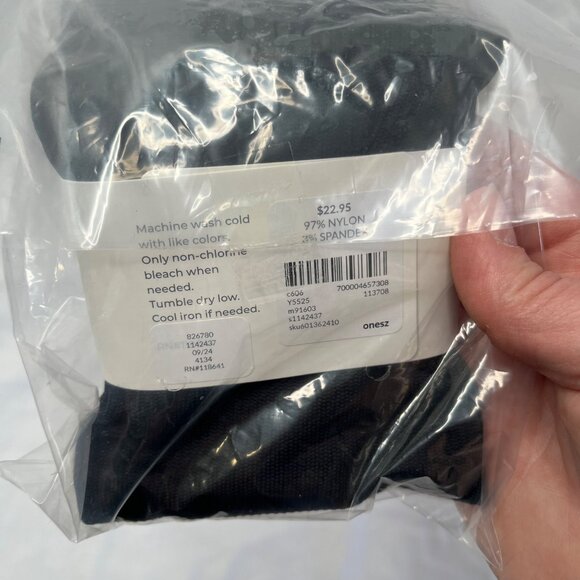 Lane Bryant Womens Knee High Black Trouser Socks Nylon/Spandex One Size - Picture 4 of 4